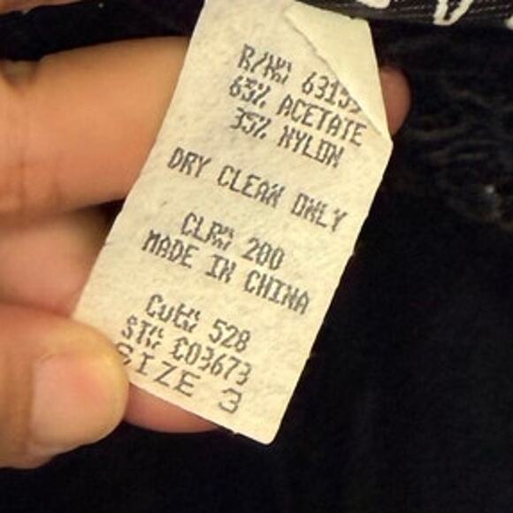 Vintage 1990s Rampage Black Cocktail Dress Size 3 Y2K Evening Gown Retro - Picture 4 of 5